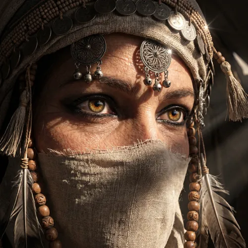 Fantasy Characters and Concept Art example generated with AIM